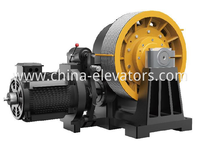 goods elevator geared machine